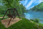 The River House: Yard Swing by River